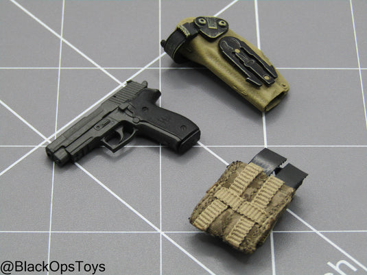 SIG P226 Pistol w/Holster & Mag Pouch
