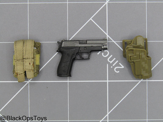 SIG P226 Pistol w/Holster & Mag Pouch