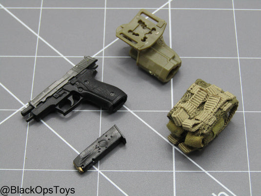SIG P226 Pistol w/Holster & Mag Pouch