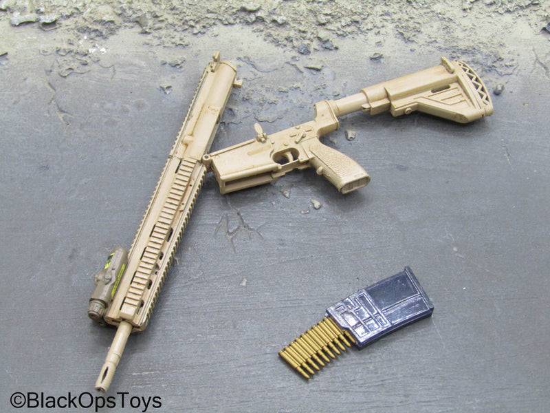 Load image into Gallery viewer, Weapons Collection - Desert Tan 308 w/PEQ
