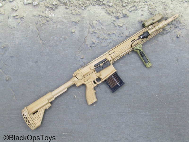 Load image into Gallery viewer, Weapons Collection - Desert Tan 308 w/PEQ

