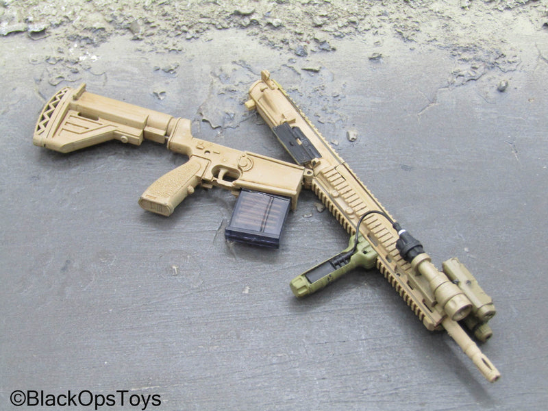 Load image into Gallery viewer, Weapons Collection - Desert Tan 308 w/PEQ
