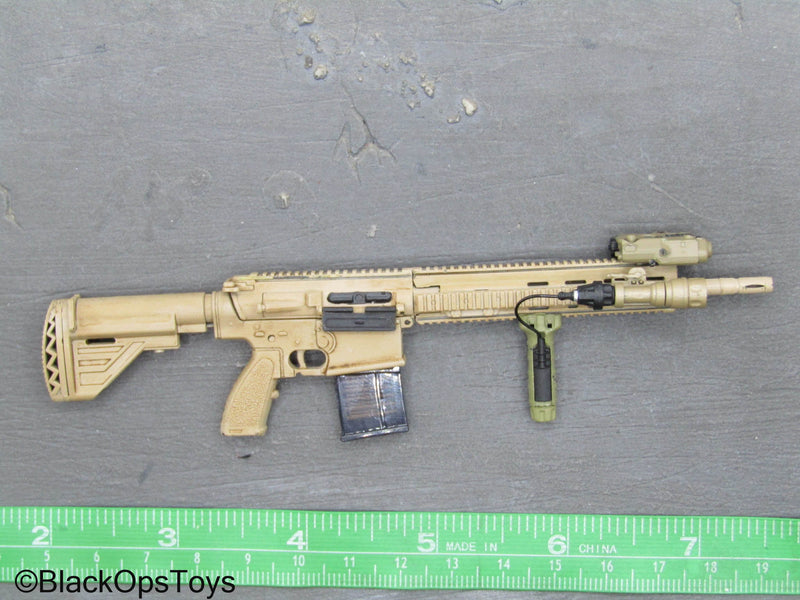 Load image into Gallery viewer, Weapons Collection - Desert Tan 308 w/PEQ
