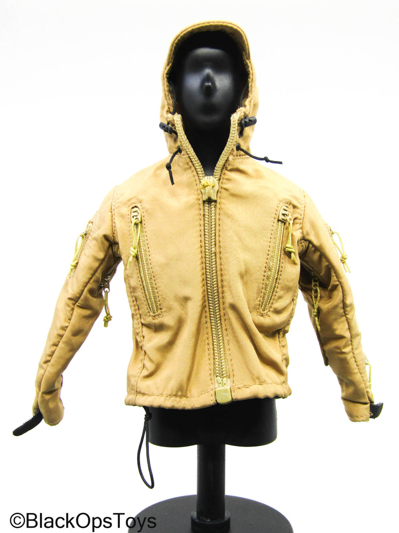 Load image into Gallery viewer, Tan Hooded Jacket (Soldier Story)

