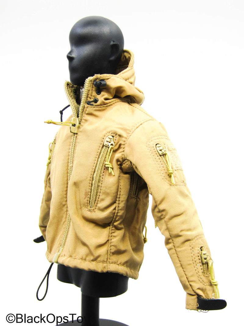 Load image into Gallery viewer, Tan Hooded Jacket (Soldier Story)
