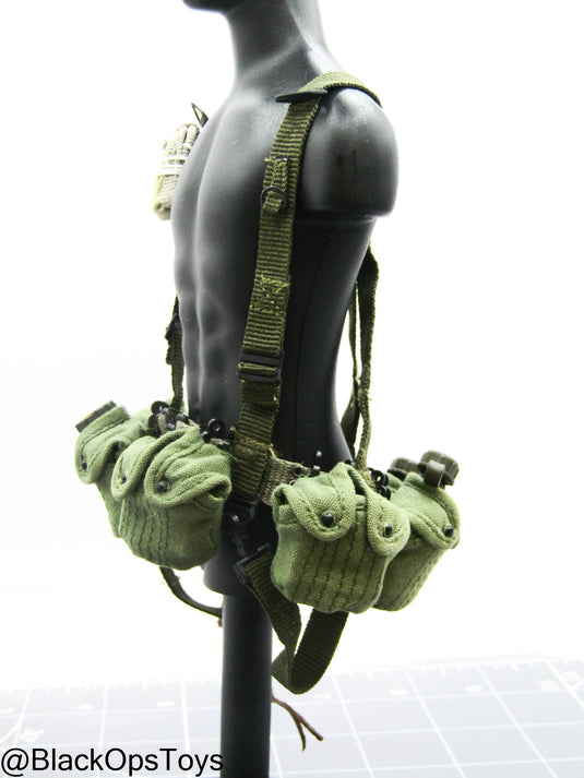 Vietnam Team Leader - Rivet Belt w/Harness, Pistol, & Pouch Set