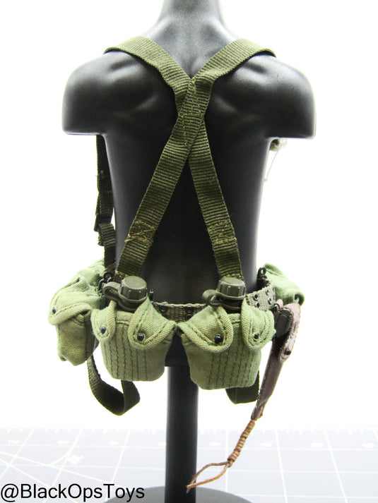 Vietnam Team Leader - Rivet Belt w/Harness, Pistol, & Pouch Set