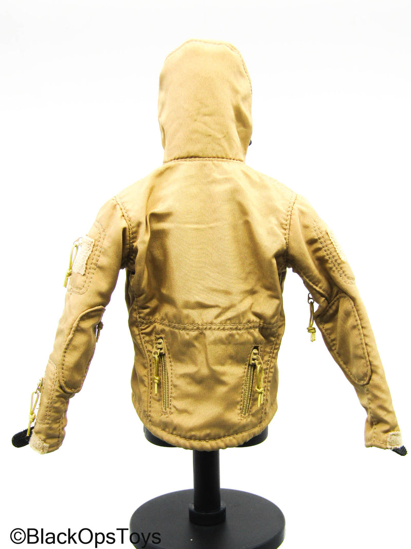 Load image into Gallery viewer, Tan Hooded Jacket (Soldier Story)
