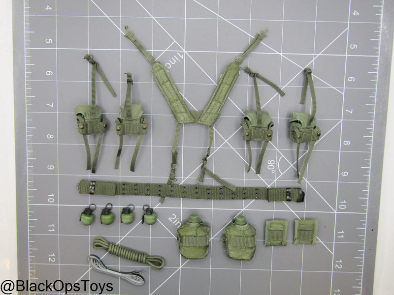 Load image into Gallery viewer, Vietnam B-52 Bullseye - Rivet Belt w/Harness &amp; Pouch Set
