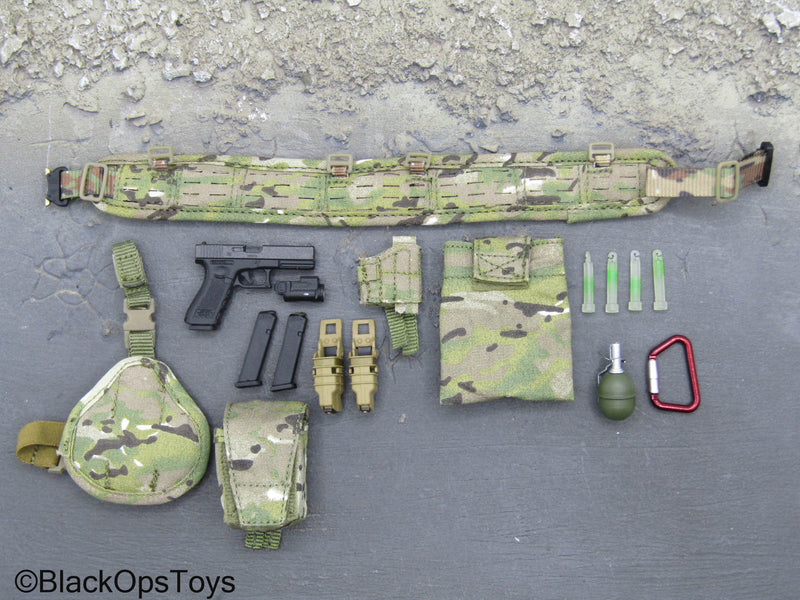Load image into Gallery viewer, FSB Spetsnaz Alpha - Multicam MOLLE Battle Belt w/Pouch &amp; Gear Set
