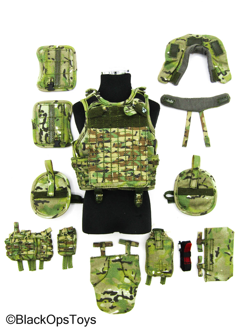 Load image into Gallery viewer, FSB Spetsnaz Alpha - Multicam MOLLE Assault Vest w/Padding Set
