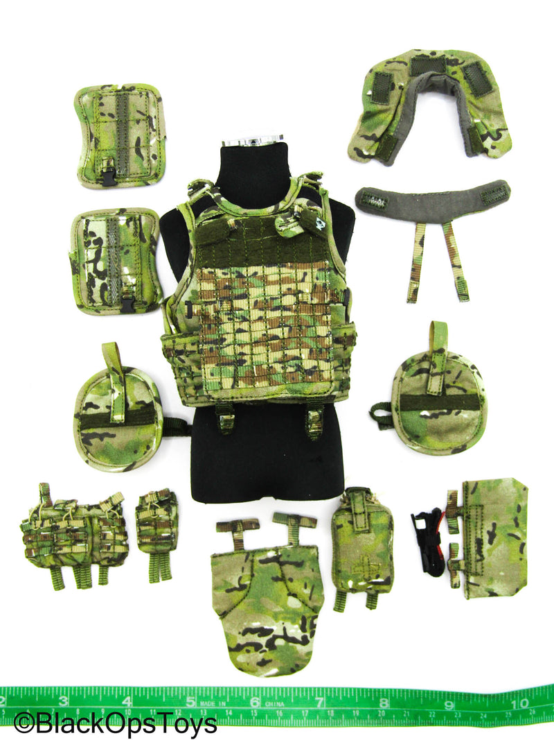 Load image into Gallery viewer, FSB Spetsnaz Alpha - Multicam MOLLE Assault Vest w/Padding Set
