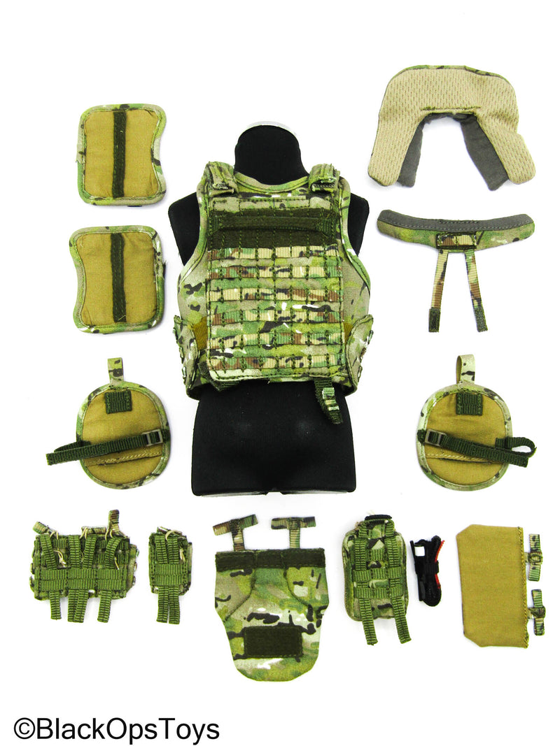 Load image into Gallery viewer, FSB Spetsnaz Alpha - Multicam MOLLE Assault Vest w/Padding Set
