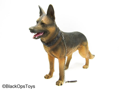 German Shepard Dog w/Leash & Muzzle (READ DESC)