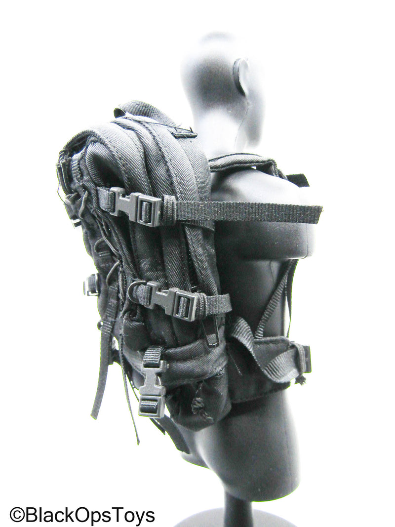 Load image into Gallery viewer, Black Tactical Backpack
