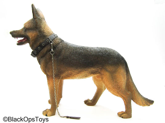 German Shepard Dog w/Leash & Muzzle (READ DESC)