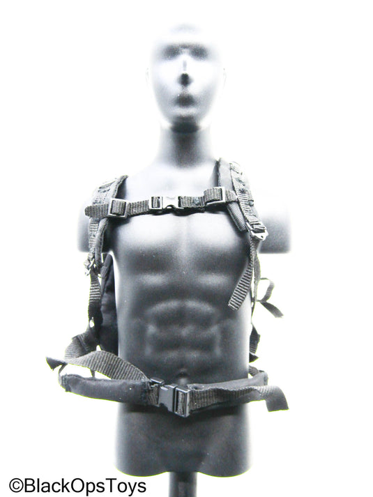 Black Tactical Backpack w/Tac Light