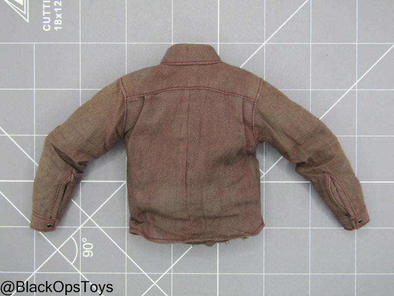 Load image into Gallery viewer, Brown Button Up Long Sleeve Shirt

