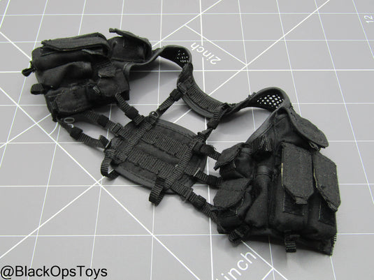 Black Tarzan Vest w/Magazine & Grenade Set