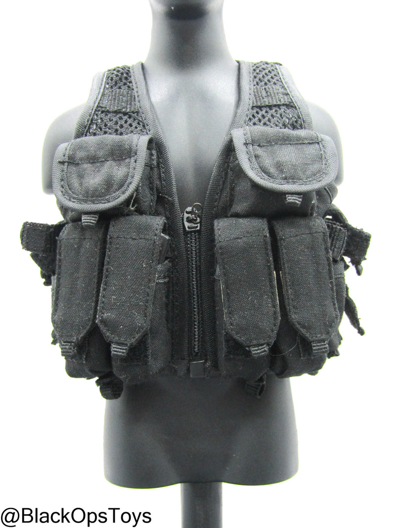 Load image into Gallery viewer, Black Tarzan Vest w/Magazine &amp; Grenade Set
