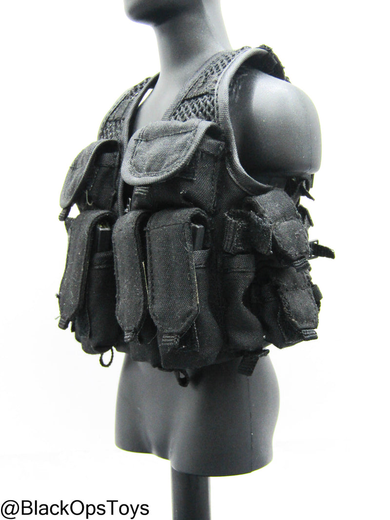 Load image into Gallery viewer, Black Tarzan Vest w/Magazine &amp; Grenade Set
