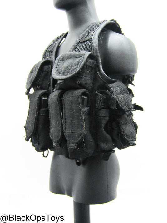 Black Tarzan Vest w/Magazine & Grenade Set