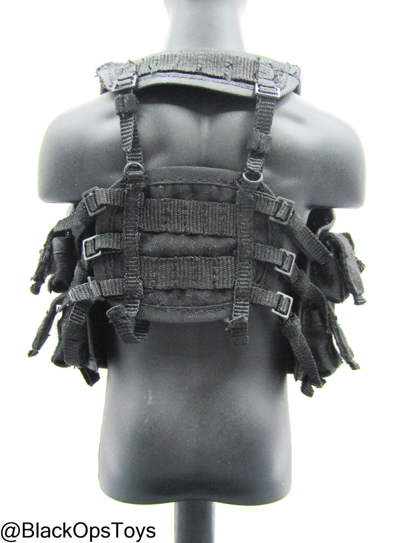 Load image into Gallery viewer, Black Tarzan Vest w/Magazine &amp; Grenade Set
