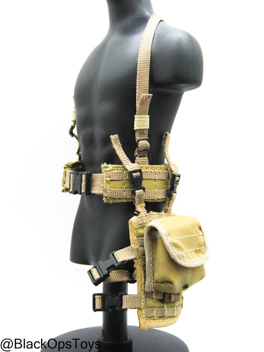 Tan Belt w/MOLLE Pouch Set