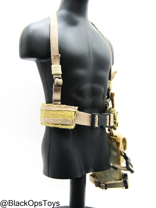 Tan Belt w/MOLLE Pouch Set