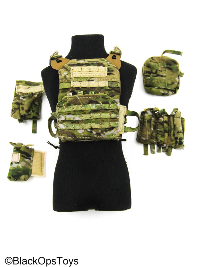 Load image into Gallery viewer, US Army Special Forces - Multicam MOLLE Vest Set
