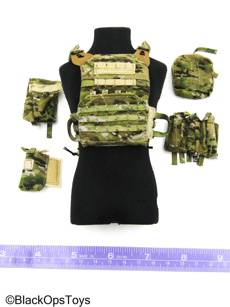 Load image into Gallery viewer, US Army Special Forces - Multicam MOLLE Vest Set
