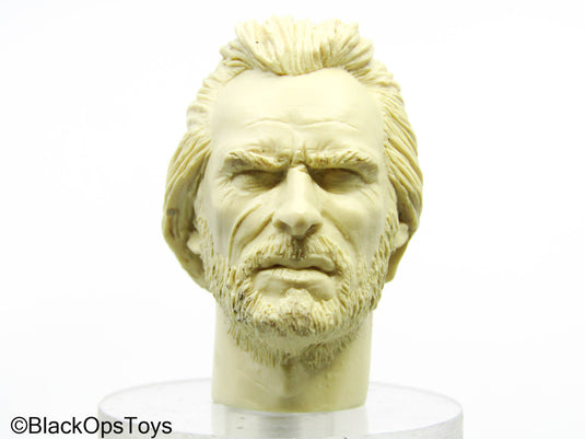 Custom Unpainted Male Headsculpt In Clint Eastwood Likeness