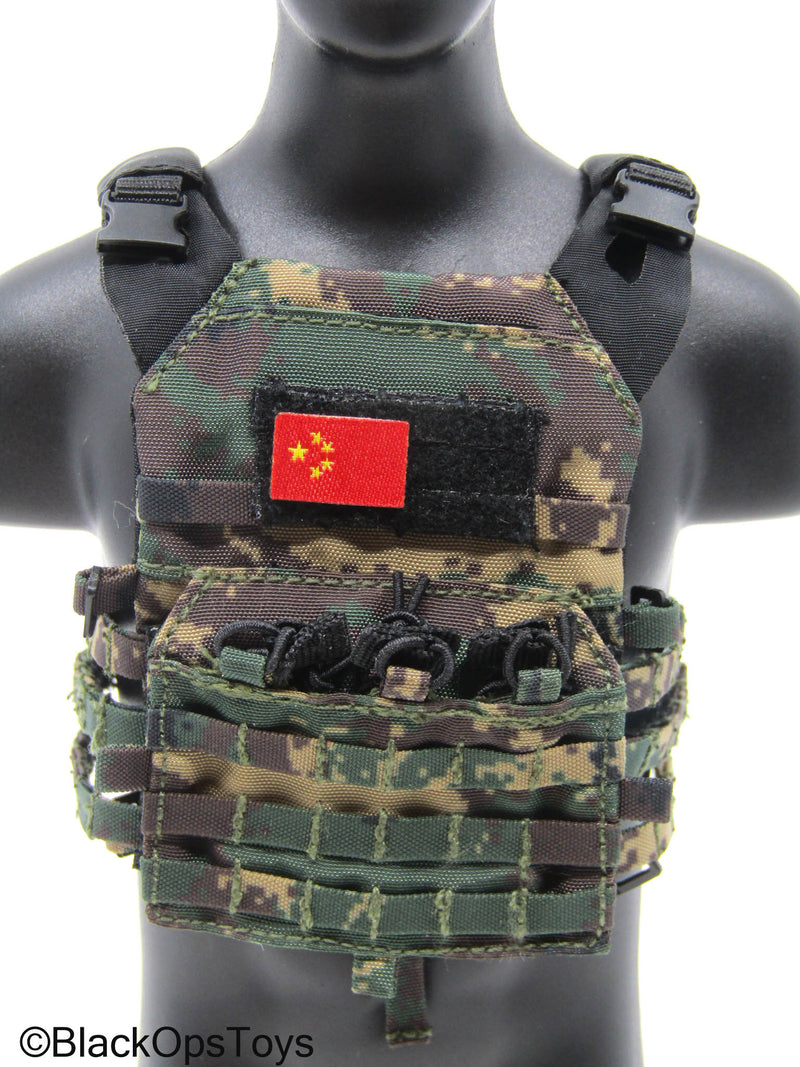 Load image into Gallery viewer, PLA NMC Combat Diver - Type 7 Plate Carrier w/Patch
