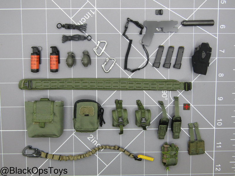 Load image into Gallery viewer, IDF Navy SFU - OD Green Battle Belt Set
