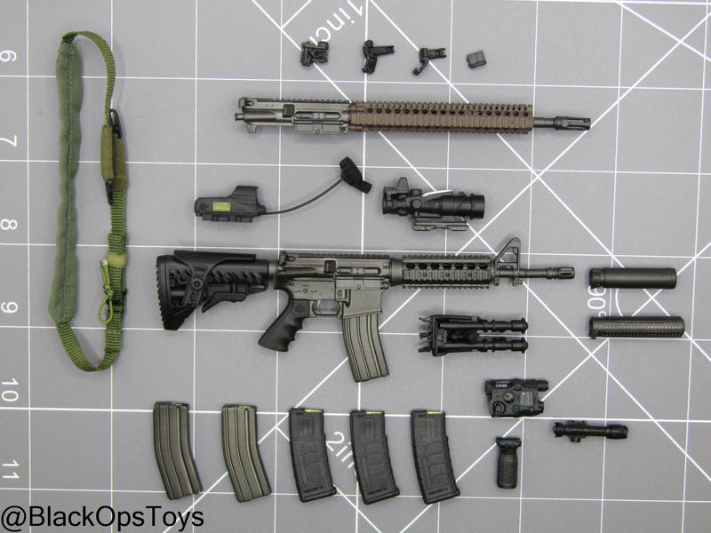 Load image into Gallery viewer, IDF Navy SFU - M4A1 Rifle w/Swappable Upper Receiver/Barrell &amp; Attachment Set
