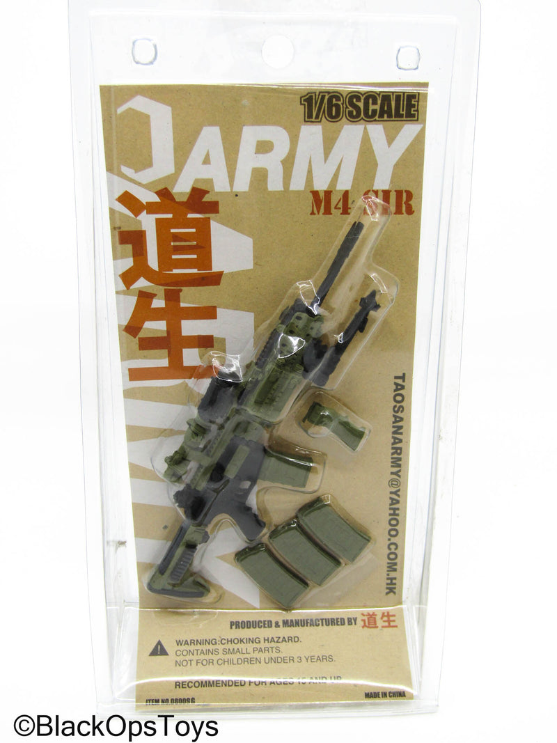 Load image into Gallery viewer, Taosun Army - Green M4 SIR Rifle Set - MINT IN BOX
