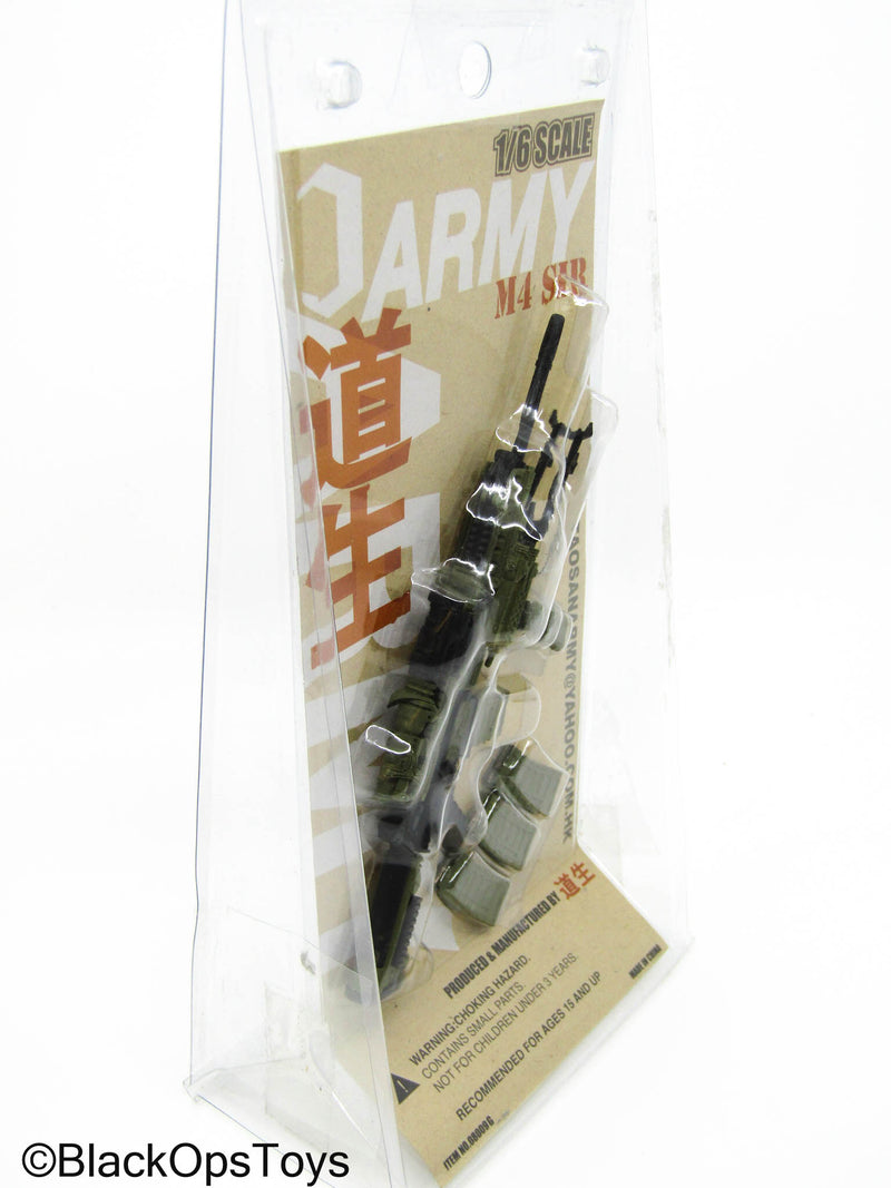 Load image into Gallery viewer, Taosun Army - Green M4 SIR Rifle Set - MINT IN BOX
