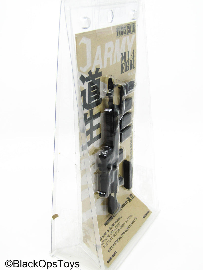 Load image into Gallery viewer, Taosun Army - Black M14 EBR Rifle Set - MINT IN BOX
