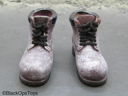 Purple Hiking Boots (Foot Type)