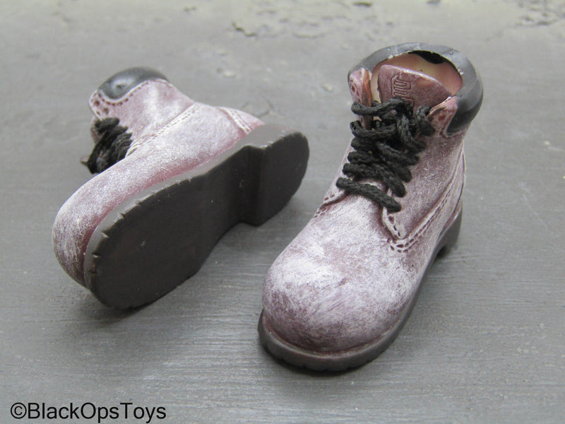 Load image into Gallery viewer, Purple Hiking Boots (Foot Type)
