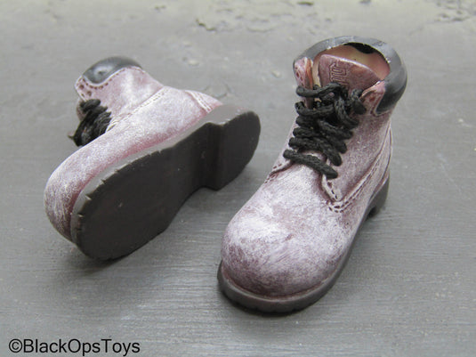 Purple Hiking Boots (Foot Type)
