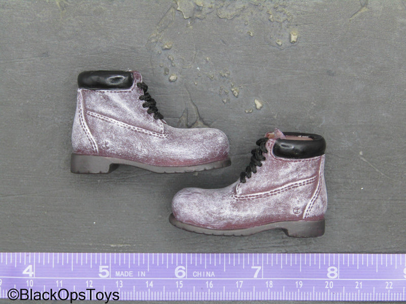 Load image into Gallery viewer, Purple Hiking Boots (Foot Type)
