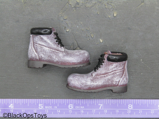 Purple Hiking Boots (Foot Type)