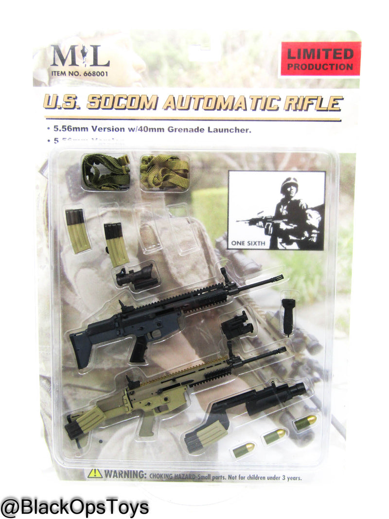 Load image into Gallery viewer, US SOCOM Automatic Rifle Set - MINT IN BOX
