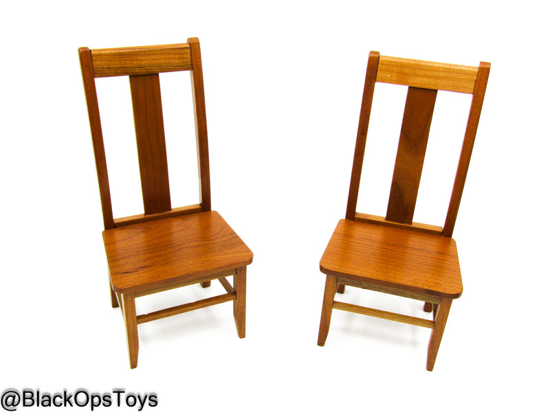 Load image into Gallery viewer, Light Wooden Chair 2 Pack - MINT IN BOX
