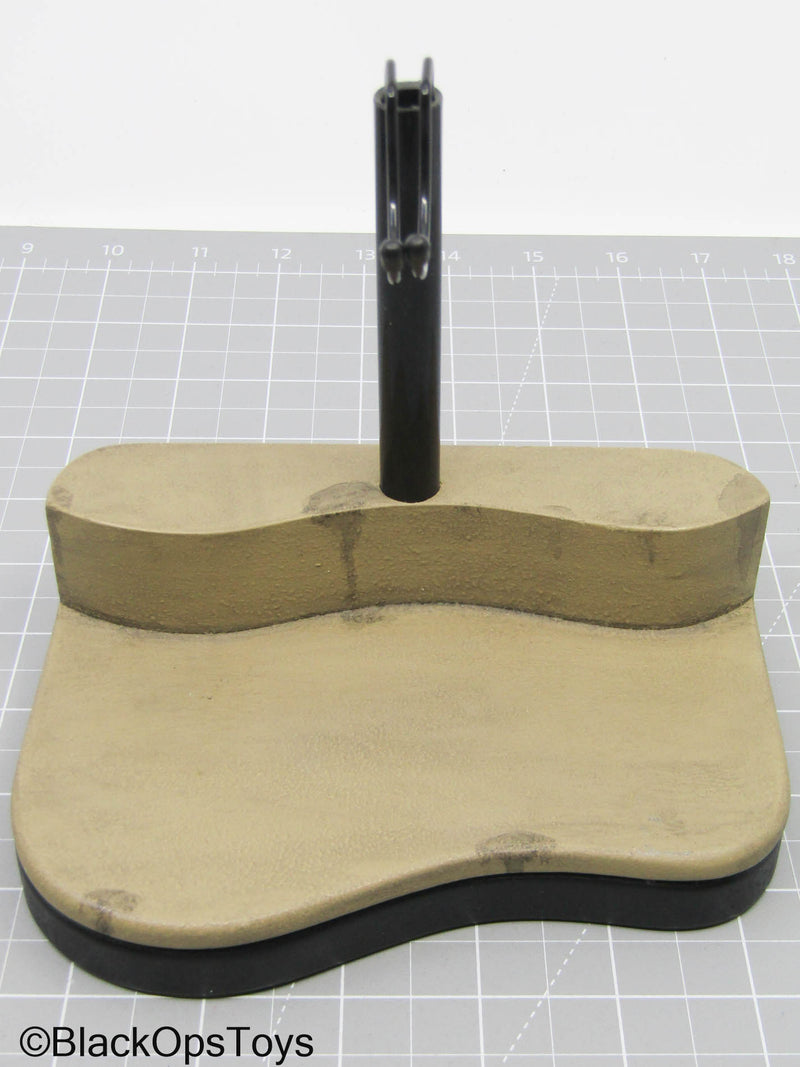 Load image into Gallery viewer, Custom Tan Base Figure Stand (READ DESC)
