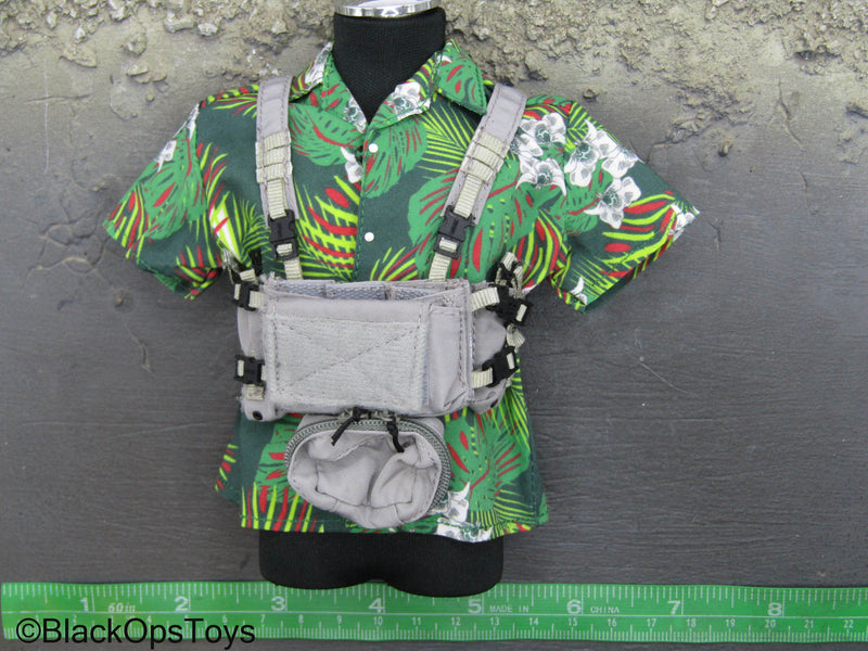 Load image into Gallery viewer, Custom - Tropic Green Shirt w/Grey Chest Rig
