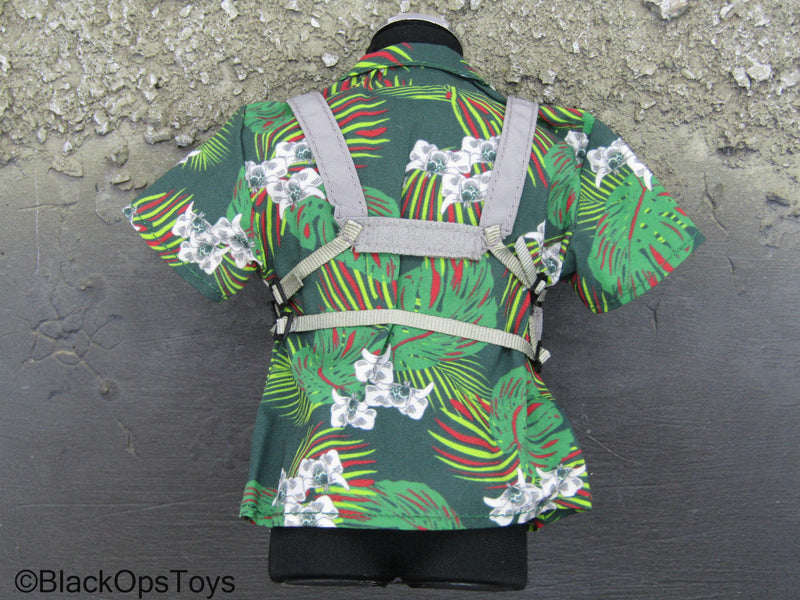 Load image into Gallery viewer, Custom - Tropic Green Shirt w/Grey Chest Rig
