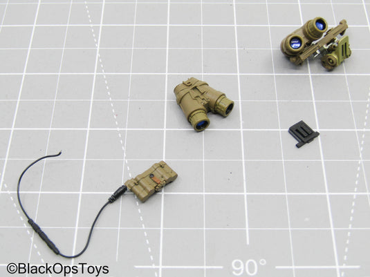Tan Night Vision Goggles Set