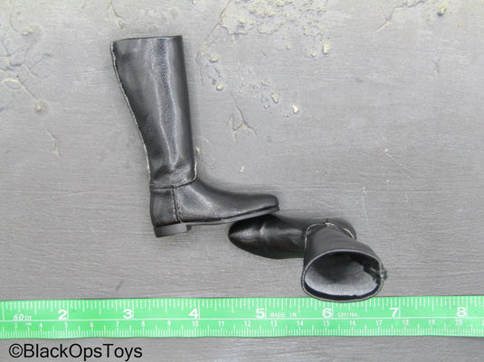 Star Wars - Luke Skywalker - Black Leather Like Boots (Peg Type)